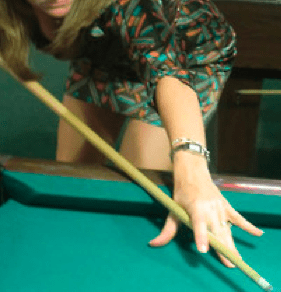 Sexy Wife Playing Pool
