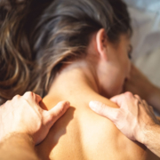 Husband gives sensual massage to wife ~ MarriageHeat