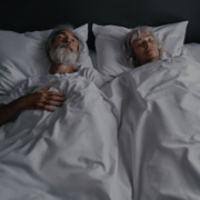 Husband closes eyes and imagines making love to his wife sleeping peacefully beside him ~ MarriageHeat