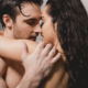 Husband and wife embracing in shower ~ MarriageHeat