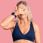 Surprised woman peeks through her fingers ~ MarriageHeat