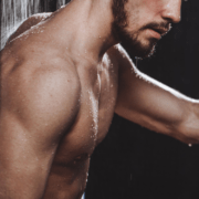 Man masturbating in the shower while dreaming of his wife ~ MarriageHeat