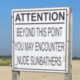 Gunnison Nude Beach Signpost ~ MarriageHeat