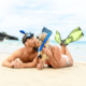 Husband and wife enjoy a day of snorkeling before a hot night on the cruise ship ~ MarriageHeat