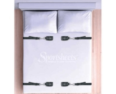 Underbed Restraint System from Sportsheets available through Married Dance