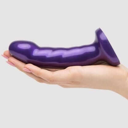 Tantus Acute Midnight Dildo Held In Hand 416x416 2