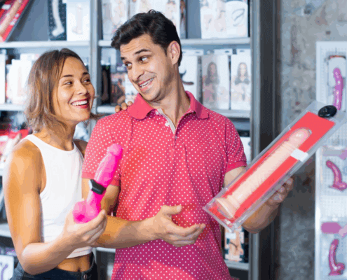 Husband and wife choosing sex toys ~ MarriageHeat