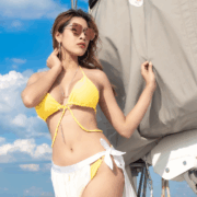 Sexy wife teases and pleases her husband while boating ~ MarriageHeat