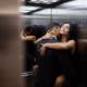 Husband and wife make out passionately in hotel elevator ~ MarriageHeat