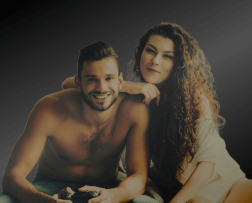 Wife interrupts husband's gaming for hot sex ~ MarriageHeat.com