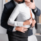 Lawyer spouses enjoy a late-night tryst in the firm's library ~ MarriageHeat