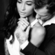 Husband embraces his sexy wife from behind ~ MarriageHeat