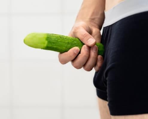 Cucumber representing circumcision ~ MarriageHeat